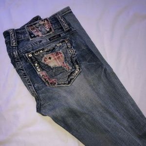 American flag themed Miss Me Jeans
